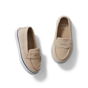 EUC Janie & Jack suede penny loafer-9